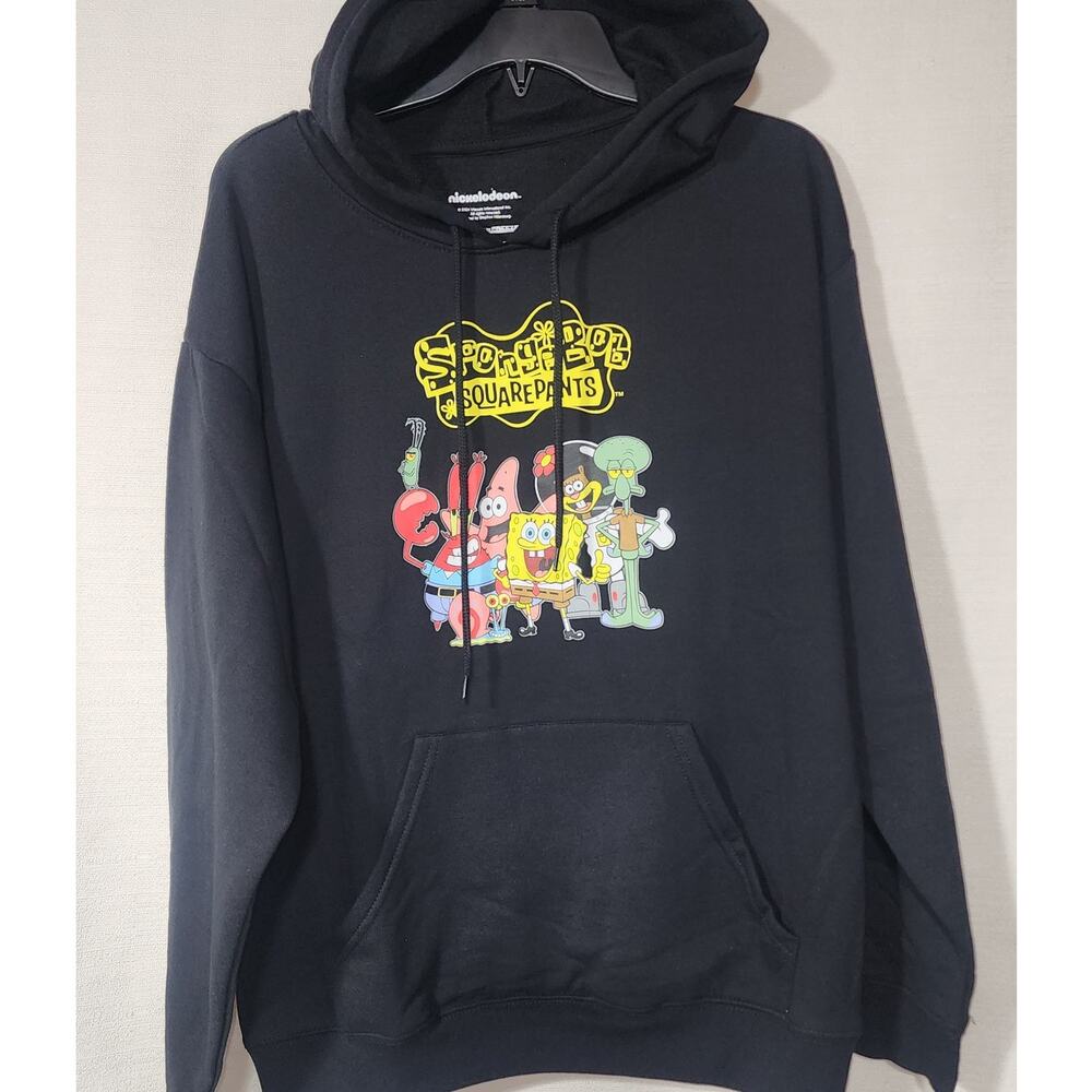 SpongeBob black hoodie men's medium